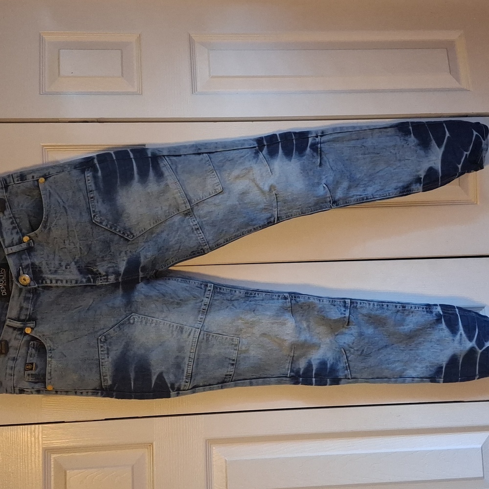 Demolition Premium Blue Jeans Size 34/30